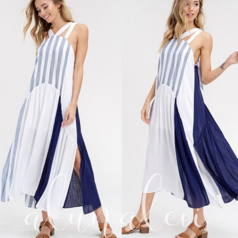 Striped Maxi Dress